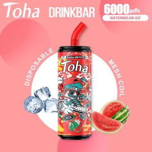 Toha Drinkbar 6k Puffs watermelon ice